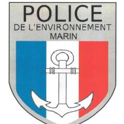 Ecusson brod&eacute; POLICE DE L'ENVIRONNEMENT MARIN