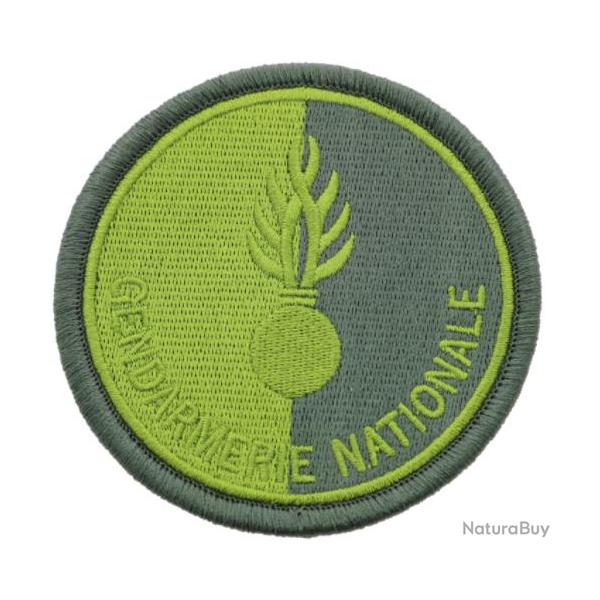 Ecusson Gendarmerie Nationale basse visibilit� vert