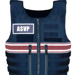 Gilet pare balles IIIA + housse attache MOLLE ASVP 4 XL