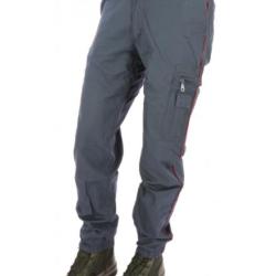 Pantalon Mat &eacute;lasthanne liser&eacute; bordeaux 60
