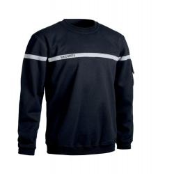Sweat S&eacute;curit&eacute; Bande Grise AMZ 3 XL
