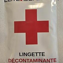 LINGETTE DECONTAMINANTE pour gaz lacrymog&egrave;ne + poivre