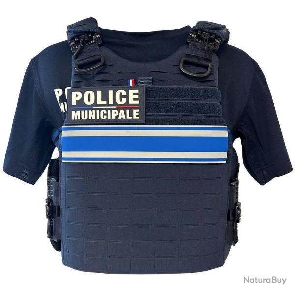 Housse gilet pare balles SECURELEASE POLICE MUNICIPALE 4 en 1 XL