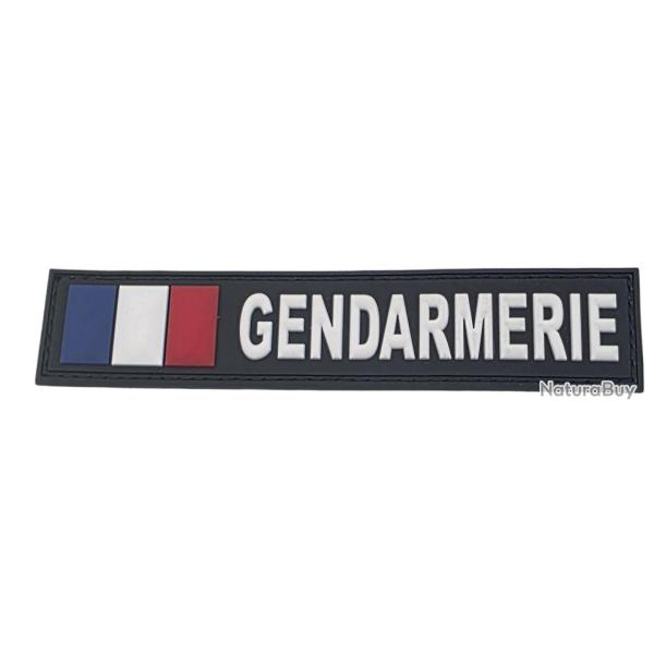Bandeau Gendarmerie 12 x 25 mm PVC 3 D