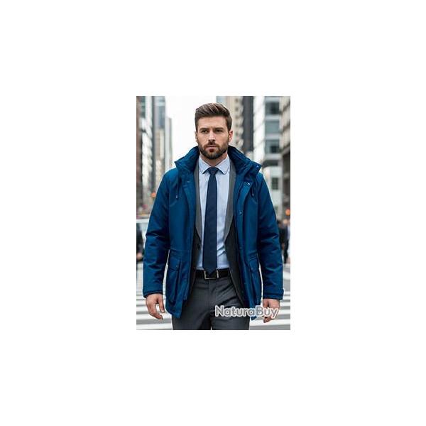 PARKA 3 en 1 2 XL Noir