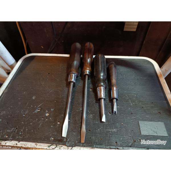 Lot tournevis armurier panne fine