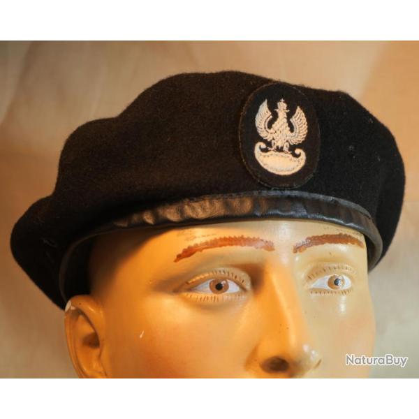 Coiffure britannique - b�ret polonais insigne tissus 1943 - ref SDC24CBR009