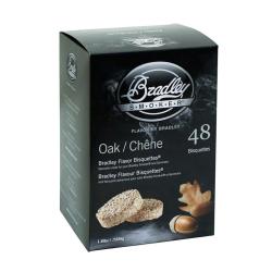 48 bisquettes Bradley en bois de ch&ecirc;ne