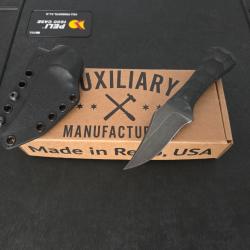 Auxiliary Manufacturing Pocket Bowie G-10 Black / Made in USA