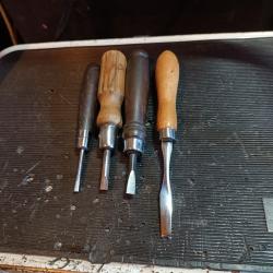 Lot tournevis armurier panne fine et ergot r&eacute;versible