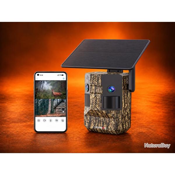 RoG TWIN - Cam�ra de chasse Live solaire 4G double objectif 180�