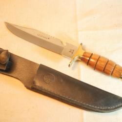 Couteau de survie genre chasse ou western LEOPARD EBR24CHA007