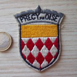 &eacute;cusson vintage Pr&eacute;cy-sur-Oise Hauts-de-France insigne collection