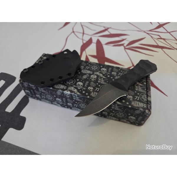 Auxiliary Manufacturing Pocket Bowie Slim G-10 Black / Made in USA