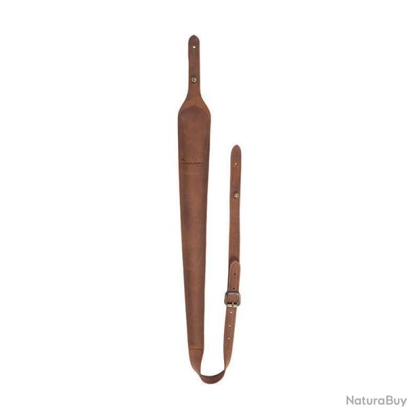 Prix de d�part � 1� !! Bretelle � fusil cuir marron Ligne Verney-Carron