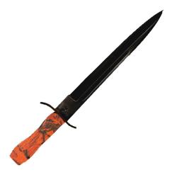 Prix de d&eacute;part &agrave; 1� !! Dague Karan Pro Hunt lame noire 25 cm
