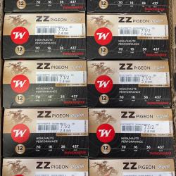!! DESTOCKAGE !! CARTOUCHES WINCHESTER ZZ PIGEON ORIGINAL PB 7.5 CARTONS 250
