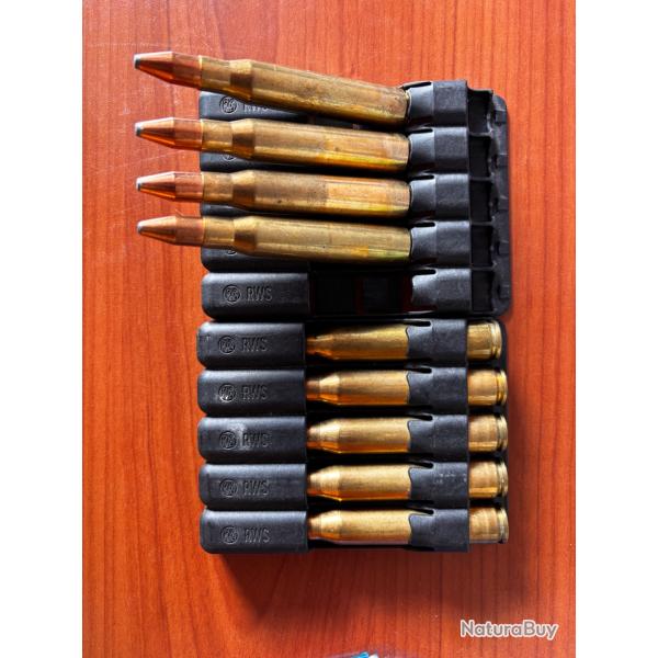 Lot de 9 balles rws ks 8x68s