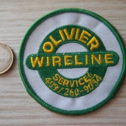 &eacute;cusson vintage OLIVIER WIRELINE SERVICE (secteur p&eacute;trole et gaz)