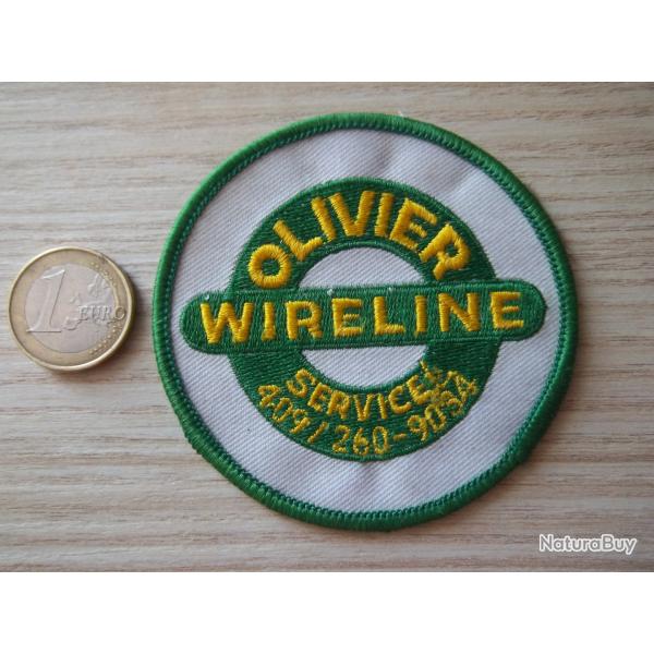 �cusson vintage OLIVIER WIRELINE SERVICE (secteur p�trole et gaz)
