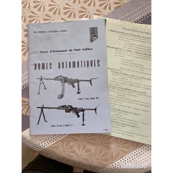 Livre sur AA52 et AAF1 Francaise Manuel armurier
