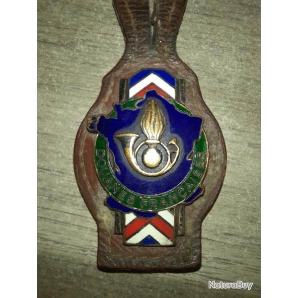 insigne des douanes francaise avant 1954 avec epingle