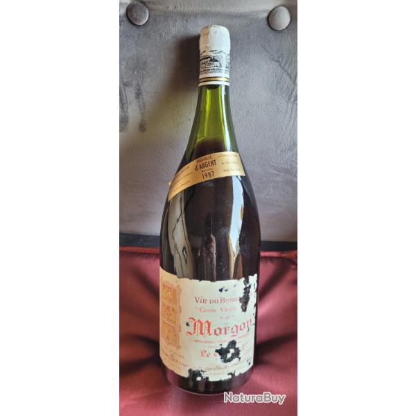 Magnum vin Beaujolais MORGON 1987 Georges BRUN Viticulteur