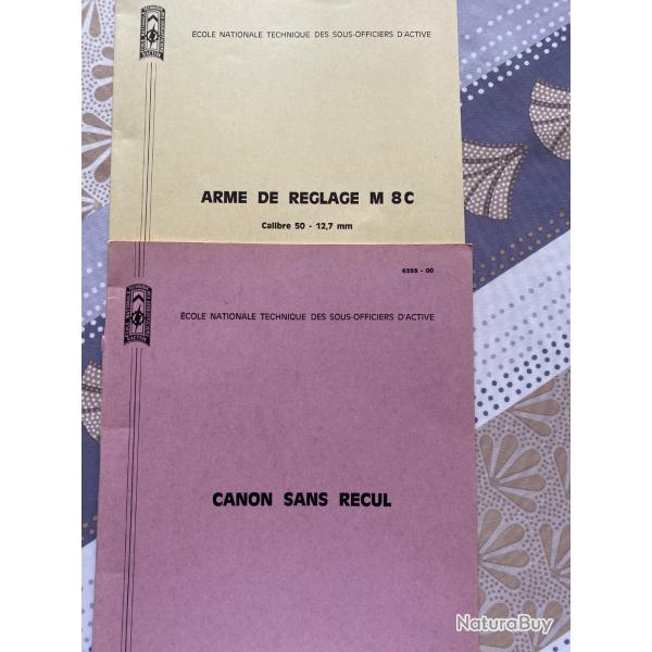 Lot de 2 livres sur le canon US de 106 SR M40 A1