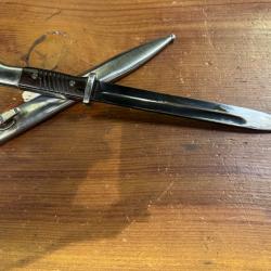 superbe ba&iuml;onnette allemagne 98 k nazi date 1938 jos corts Sn