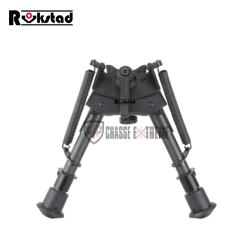 Bipied ROKSTAD 6-9 Carbon Grenadi&egrave;re Rail Picatinny Pieds R&eacute;tractables