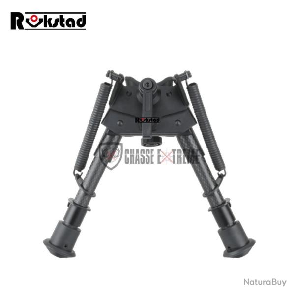 Bipied ROKSTAD 6-9 Carbon Grenadi�re Rail Picatinny Pieds R�tractables