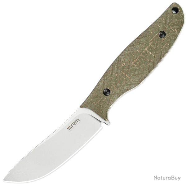 Couteau fixe outdoor et chasse - SRM Fossa 14C28N Micarta 605T-MP