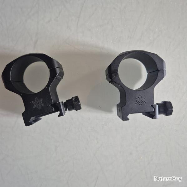 Colliers Vector Optics X-Accu 30mm Medium sur Picatinny (Neufs)
