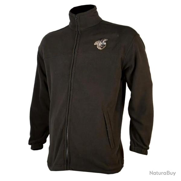 Blouson polaire sanglier T314N 2 poches polyester kaki
