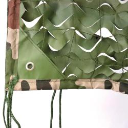 Filet de camouflage et d'ombrage renforc&eacute; Bartavel camouflage CE 3 x 4 m&egrave;tres