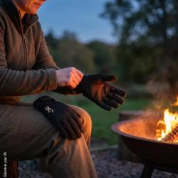 Gants Browning Pro Shooter noirs &agrave; inserts mesh