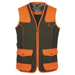 Gilet enfant haute visibilit&eacute; polyester coton orange 6 &agrave; 16 ans 12 ans