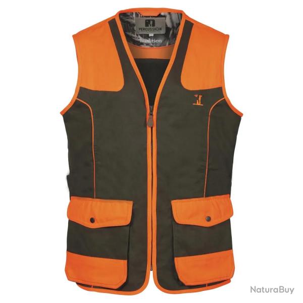 Gilet enfant haute visibilit� polyester coton orange 6 � 16 ans 12 ans