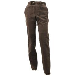 Pantalon velours c&ocirc;tel&eacute; extensible noir 42
