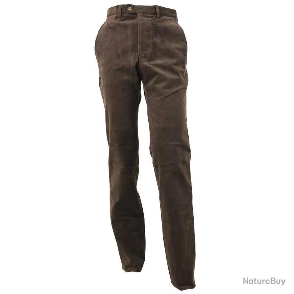 Pantalon velours c�tel� extensible noir 42