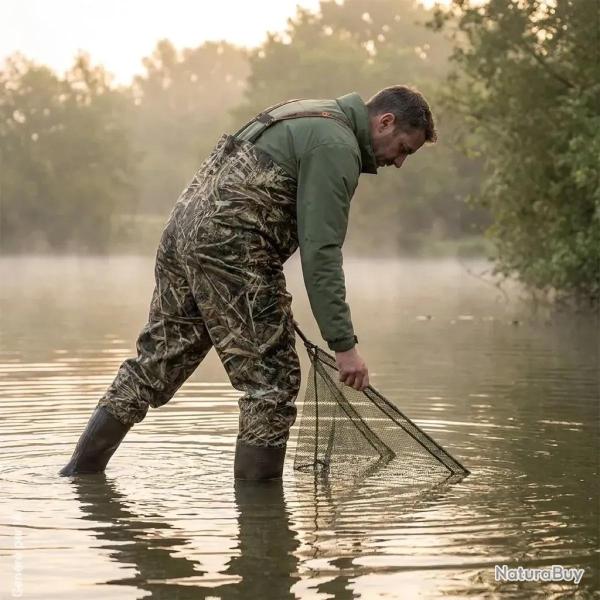 Waders Taslan Max4 camouflage bottes PVC doubl�es n�opr�ne 40 / 41
