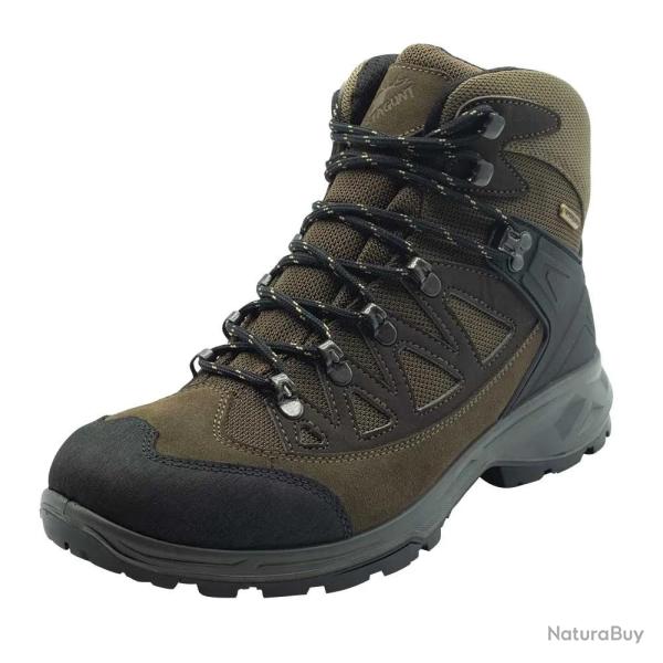 Chaussures chasse Stagunt Ossau cuir su�d� marron Vibram 46