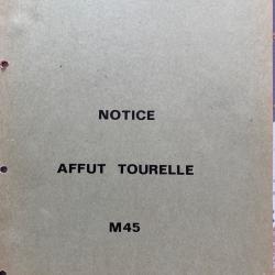 Livre aff&ucirc;t tourelle M45 US pour mitrailleuses 12,7