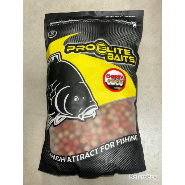 Bouillettes Pro �lite Baits 14mm 3,5kg Cherry Coco