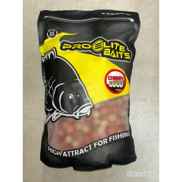 Bouillettes Pro �lite Baits 20mm 3,5kg Cherry Coco