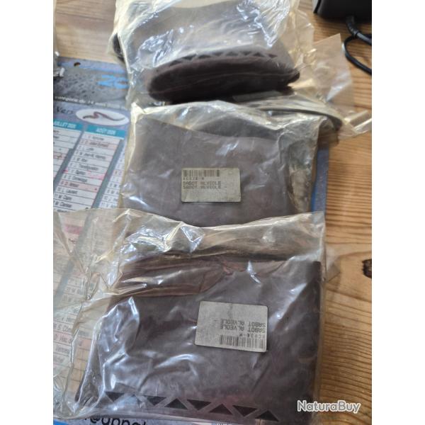 LOT DE 5 PLAQUES DE COUCHES ESCAMOTABLES DE COULEUR MARRON