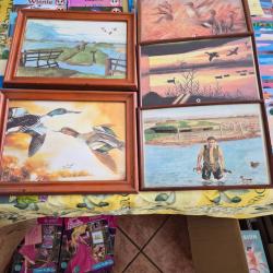 lot de cadres chasseurs de canards