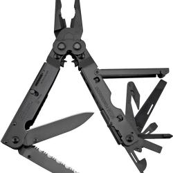 Pince Multi-Outils SOG PowerAssist A/O Lame Acier Inox Manche Acier Noir 2 Lames Etui USA SOGB66NCP