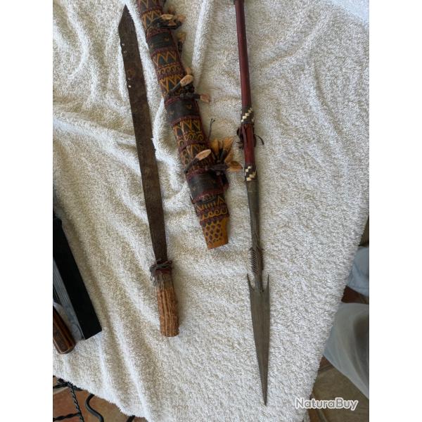 lance et sabre africain