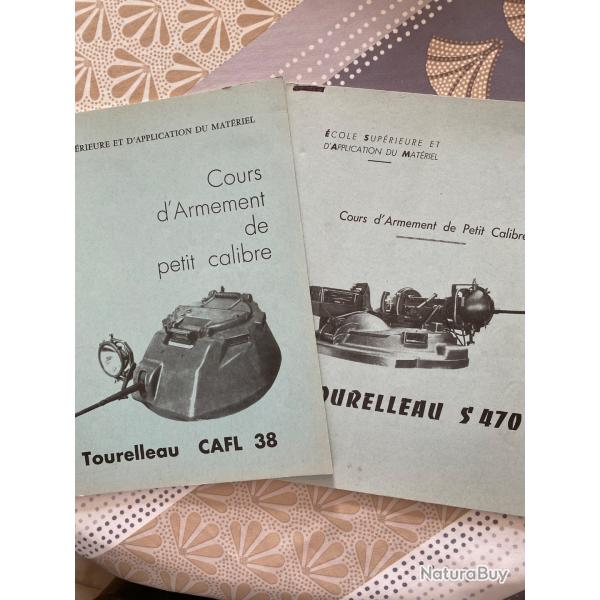 Lot de 2 livres sur tourelleaux CAFL38 et S470 fran�ais